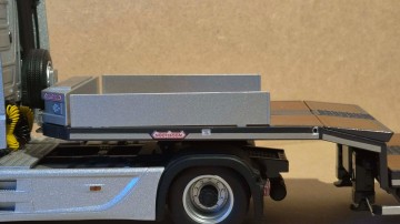Nooteboom semi lowloader met houten vloerdelen anthracite