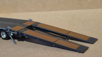 Nooteboom semi lowloader met houten vloerdelen anthracite