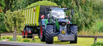 Modelbouw Silage gras licht groen