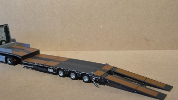 Nooteboom semi lowloader met houten vloerdelen anthracite