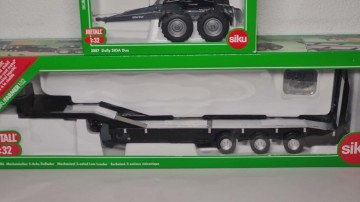 Mechanische 3 asser dieplader + Dolly Siga duo