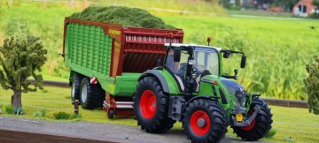 Modelbouw Silage gras donker groen
