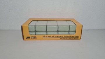 20 Groene vierkante wikkel pakken Universal Hobbies