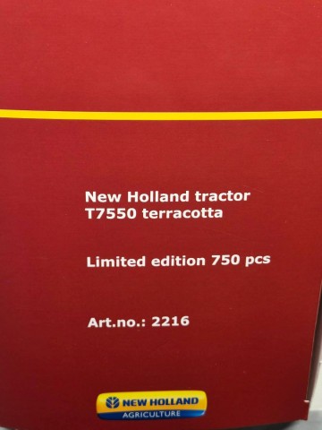 New Holland t7550 Terracotta
