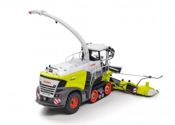 CLAAS JAGUAR 990 TERRA TRAC + ORBIS 900 with transport protection
