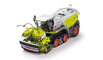 CLAAS JAGUAR 990 TERRA TRAC + ORBIS 900 with transport protection