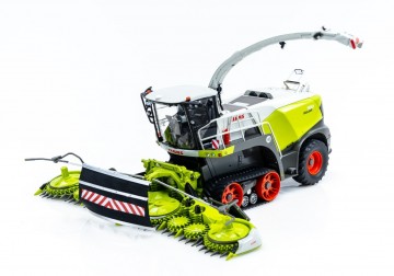 CLAAS JAGUAR 990 TERRA TRAC + ORBIS 900 with transport protection